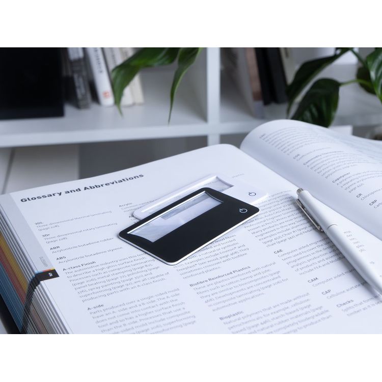 Лупа Visionary с подсветкой, белая