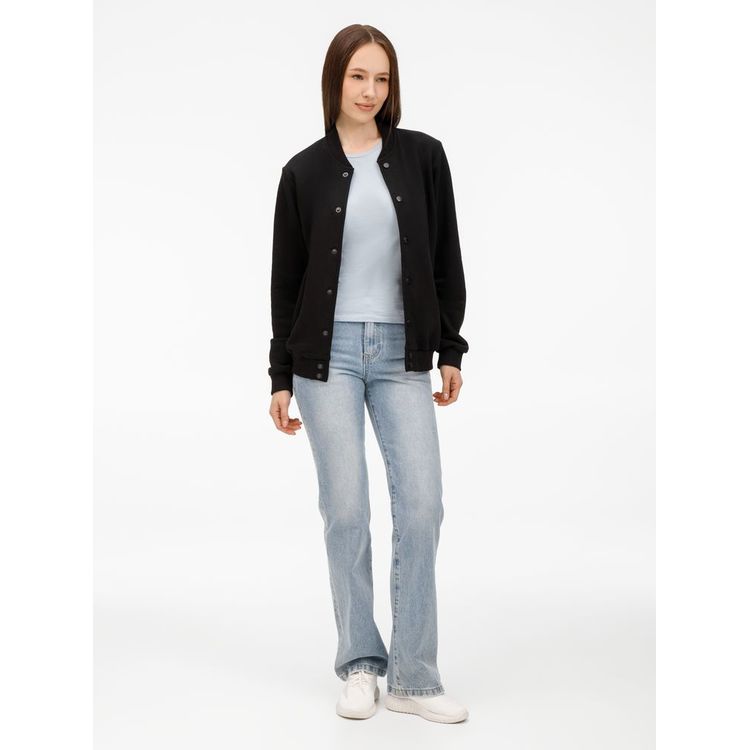 Бомбер унисекс Nuppu, черный