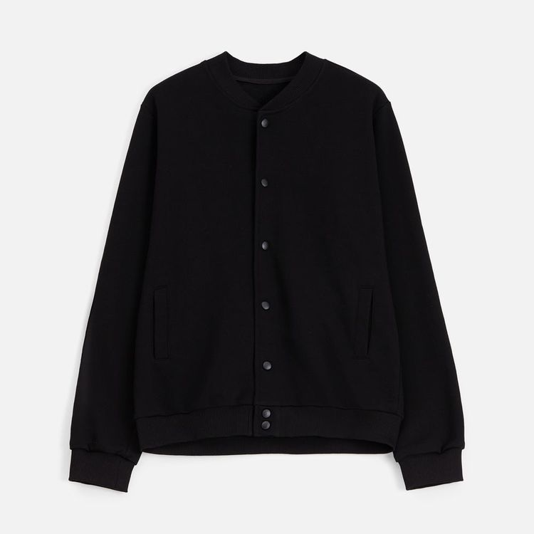 Бомбер унисекс Nuppu, черный