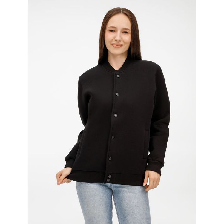 Бомбер унисекс AtmosWear, черный