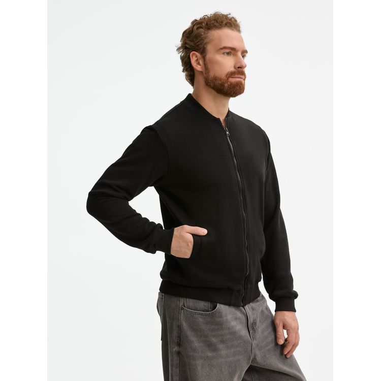 Бомбер унисекс Townie, черный