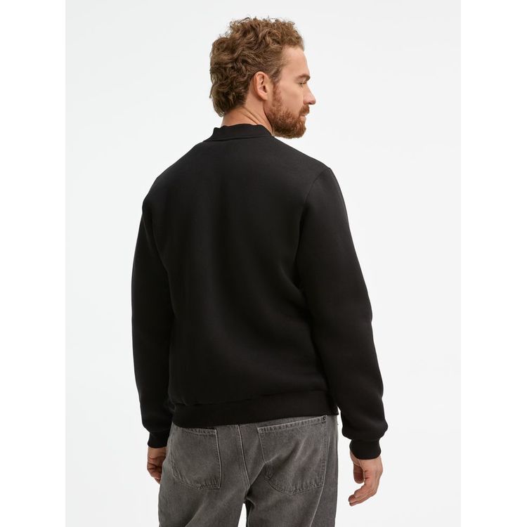 Бомбер унисекс Estado, черный