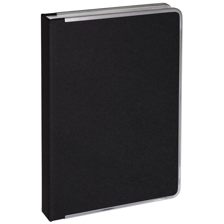 Ежедневник Frame Metal, недатированный, черный