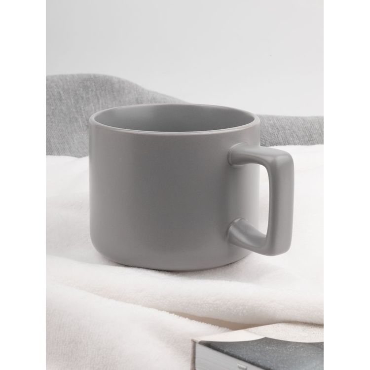 Чашка Jumbo в коробке матовая, светло-серая