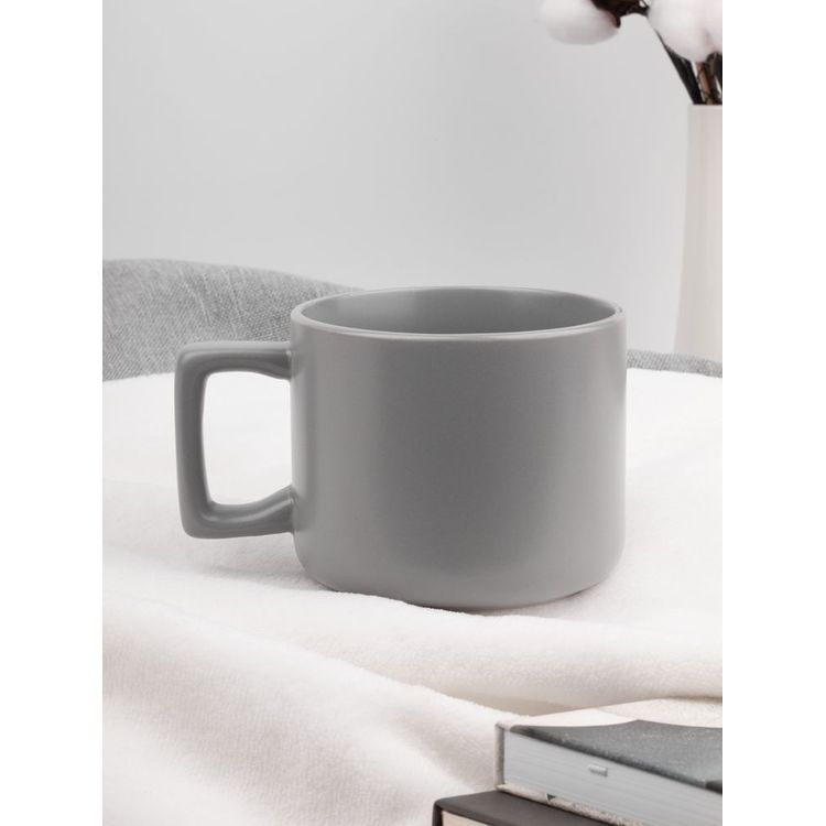 Чашка Jumbo в коробке матовая, светло-серая