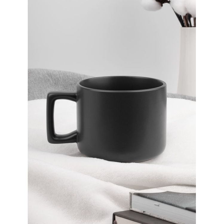 Чашка Jumbo в коробке матовая, темно-серая