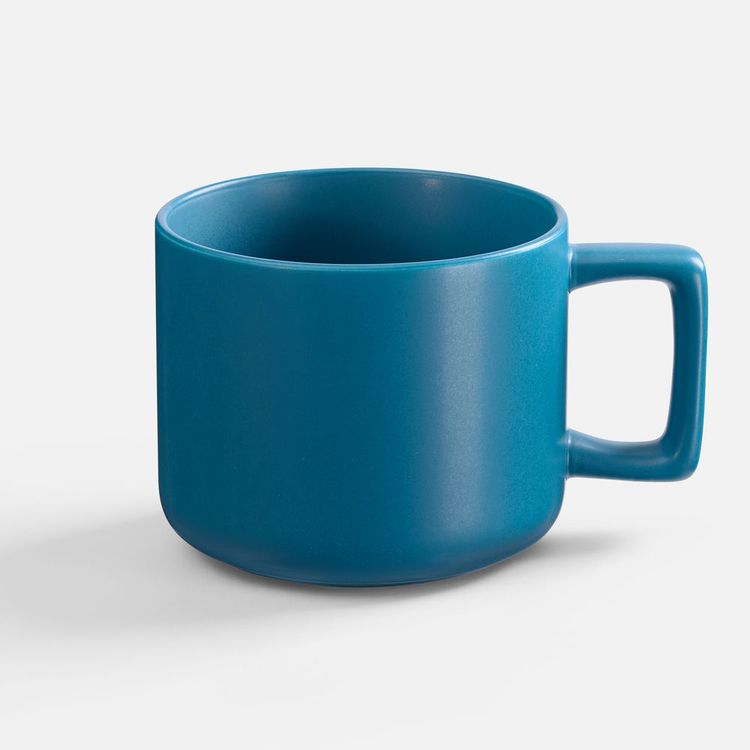 Чашка Jumbo в коробке матовая, морская волна