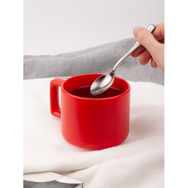 Чашка Jumbo в коробке матовая, красная