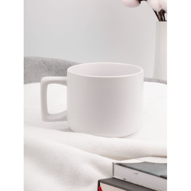 Чашка Jumbo в коробке матовая, белая