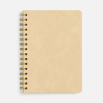 Ежедневник Spiral, недатированный, бежевый