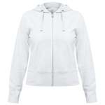 Толстовка женская Hooded Full Zip белая