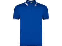 Рубашка поло Montreal мужская, королевский синий/белый, размер 46
