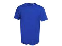 Мужская спортивная футболка Turin из комбинируемых материалов, классический синий, размер 50