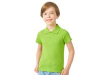 Рубашка поло First детская, зеленое яблоко, размер 116