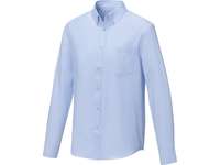 Pollux Мужская рубашка с длинными рукавами, светло-синий, размер 50