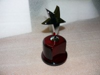 Награда «Звезда» на деревянной подставке, серебро