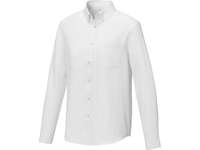 Pollux Мужская рубашка с длинными рукавами, белый, размер 50
